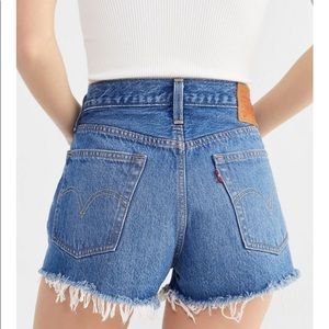Levi’s 501 Mid Rise Denim Shorts